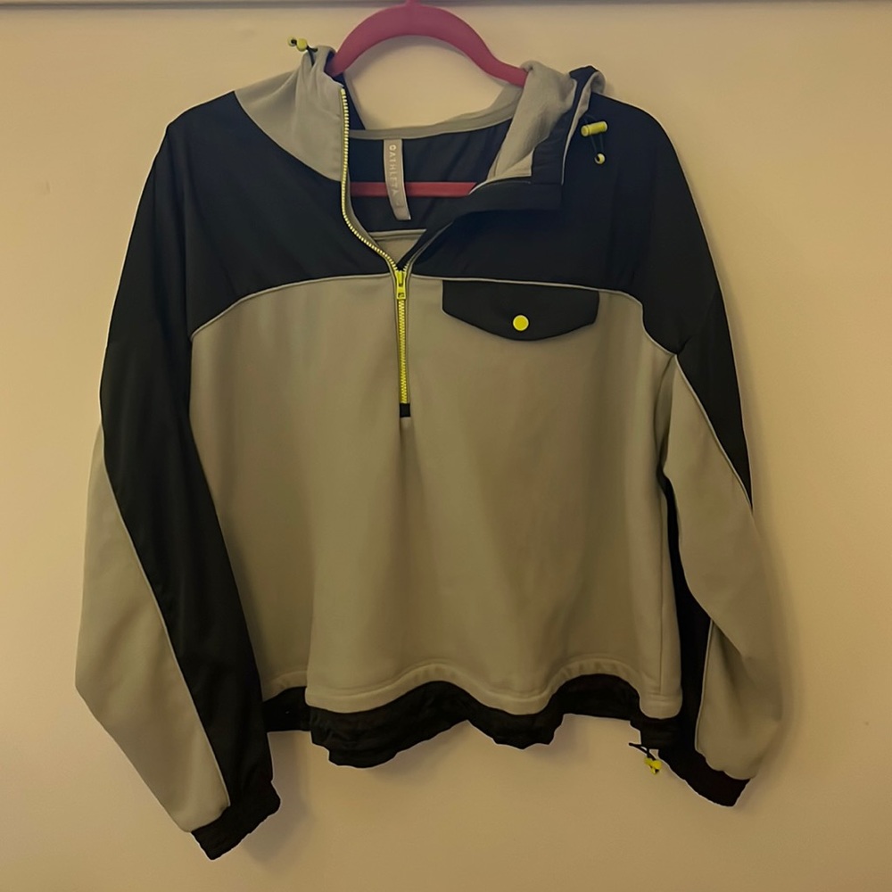 Athleta Green 1/2 Zip Pullover